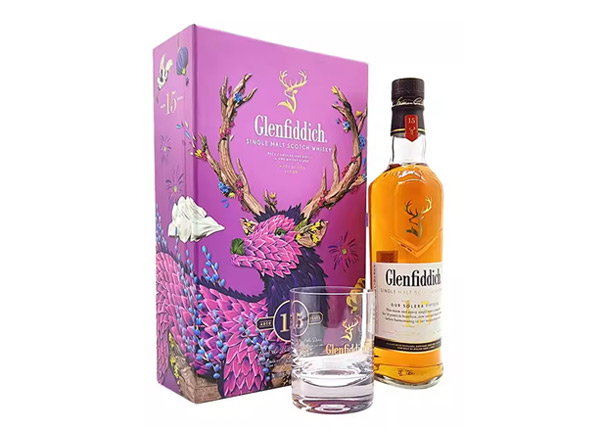 十堰收购格兰菲迪15年威士忌福鹿礼盒装Glenfiddich苏格兰威士忌700ml上门回收