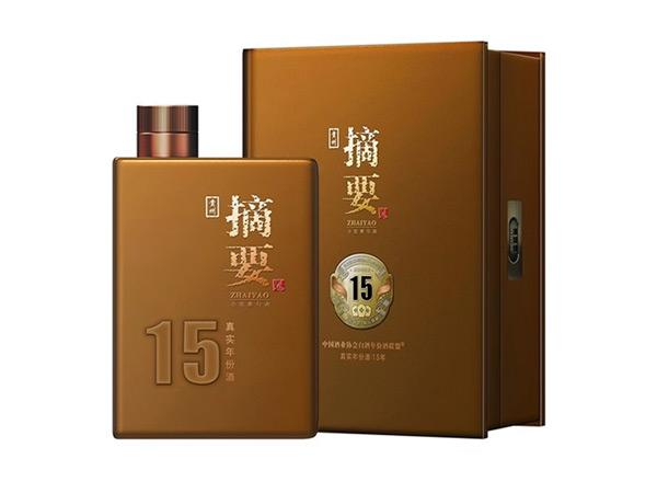 十堰摘要15年回收摘要酒真实年份酒15年十五年金沙摘要盒装