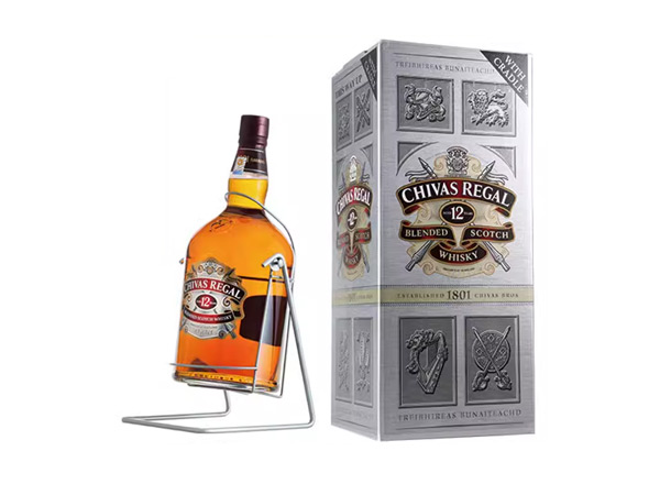 十堰芝华士12年威士忌回收4500ml 9斤装4.5L进口Chivas Regal洋酒礼盒