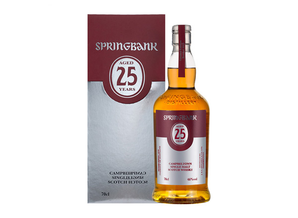 十堰云顶25年回收云顶威士忌SpringBank 46度坎贝尔镇苏格兰单一麦芽700m进口洋酒威士忌