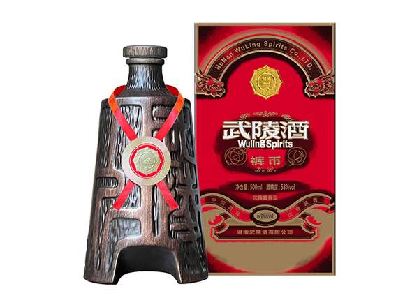 十堰回收武陵酒裤币53度酱香型白酒500ml/1L礼盒装裤币武陵酒收购
