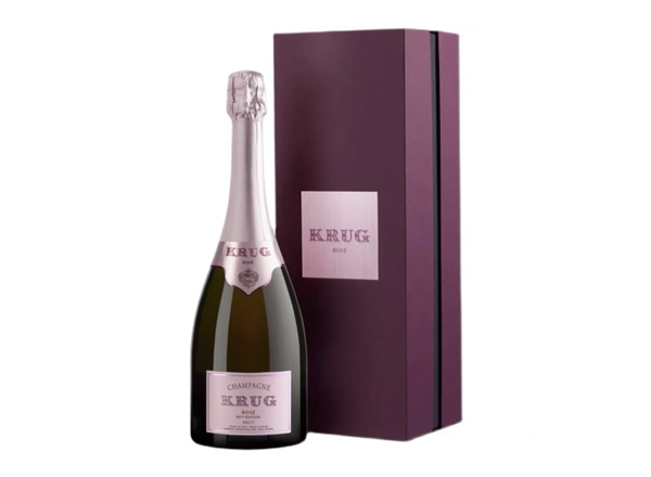十堰库克香槟回收库克桃红香槟Krug Rose礼盒版